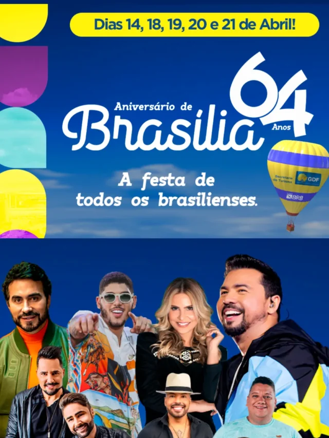 Aniversário de Brasília 2024 64 anos